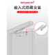 XMSJ hidden door closer hidden hydraulic buffer installed fire door bullet GZ-3523 hidden (stop at will) 65G