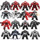 Muwang Compatible con LEGO Marvel Avengers 4 Venom 2 Spider-Man Symbiosis Suero Gritando bloques de construcción Minifinato juguetes Borgoña 1047