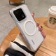 Wang Chong Suitable for Xiaomi 14/14pro mobile phone case magnetic absorption and heat dissipation, full-inclusive transparent, non-yellowing, anti-falling, anti-fingerprint 15Pro new simple mobile phone case wireless charging Xiaomi 14 transparent full-inclusive case + super magnetic absorption Real machine mold opening