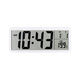 Hense Electronic Clock LCD Large Screen Desktop Clock Placement Large Digital Table Clock Temperature Wall Clock HD106 White