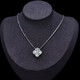 French four-leaf clover necklace for women, simple clavicle chain, light luxury diamond pendant, Christmas, Valentine's Day, birthday gift for girlfriend, full diamond four-leaf clover necklace, exquisite gift box + free engraving