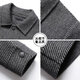 皮尔卡丹（pierre cardin）男士双面羊毛夹克加厚中年爸爸羊毛呢子短款大衣外套男 灰色 170/88