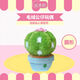 OST Healing Cactus Fan Shape Plush Toy Doll Children's Toys Giving Girlfriend for Birthday