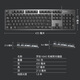 
Logitech K845 mechanical keyboard wired keyboard gaming keyboard office full size e-sports luminous chicken keyboard office supplies WF13A K845 co-branded mechanical keyboard red axis [25% users choose]