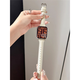 Xingying Burgund Slim Taille S10 Huaqiangbei S9 Gurt Ultra2 Dünnes Echtes Leder geeignet für iWatchs8/S9 Apple Fine Leder-Dark Brauner Apfel iwatch New S841m