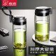 Copa de vidrio Sino Vidry Singlela Unela espesada Copa de agua para hombres Topa de té transparente resistente al calor Copa de gran capacidad para mujeres 695 ml de copa de cuerda negra 600 piezas