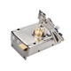 Yuema Exterior door lock Old-style anti-theft door lock Large door Wooden door Iron door lock Double safety lock Super C lock core Anti-plitting and anti-tin foil 750C-698 Left open with edge (C-level lock core)