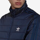 阿迪达斯 （adidas）三叶草棉服男装冬季薄款保暖棉衣立领防风运动服休闲外套 HL9215 M