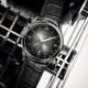 Borman (Borman) Deutsch zertifiziert ultra-dünn Uhr Herren Vollautomatische mechanische Uhren-Waterfische europäische, amerikanische, deutsche, schweizerische Uhr 3878 Silberschalengrün-Stahlgürtel