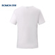 Camiseta de manga corta de Romon para hombres Summer informal Men de manga corta Camiseta de base de seda de hielo Camiseta para hombres LM688 White 4xl