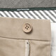 Sieben Wolf Casual Hosen für Männer im Sommer atmungsaktiven Pendlergeschäftsmode Straight Hosen lose Hosen Herrenhosen [vier Jahreszeiten] 701 (Khaki) -2.0 Verbessertes Modell 28