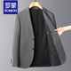 Romon (Romon) Anzug Jacke für Männer Business Casual High-End Small Anzug Single Western Single-Stück Frühling und Herbst Formale Verschleißbetrieb mittleren Alters 8980 Grau [Solid Color] M 170 [Vorgeschlagen 100-119Jin [Jin gleich 0,5 kg]]