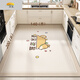 Kitchen floor mats waterproof, non-slip, wipeable, oil-proof, pvc special carpet for household floors, dirt-resistant, whole store 1 15917-Qiancheng Muxue 100x120cm clean waterproof and oil-proof