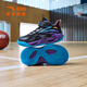 Anta Windhöhle 丨 Kinderschuhe Kinderbasketballschuhe Herren Kinderschuhe 2025 Neues Sommertraining 3-6 Jahre alte praktische Sportschuhe [Windhöhle] Schwarz/Gras lila/Chlorblau 9901-3 Größe 31