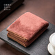 Miaolian Tianxiang high-end antibacterial thickened water-absorbent tea towel Kung Fu tea set tea cloth tea mat tablecloth professional high-end cover cloth S75-001B antibacterial tea towel coffee color