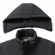 Cotton-padded jacket for men 2024 new winter velvet thickened cotton-padded jacket for middle-aged and elderly dads with hooded parka coat black 2XL/185 recommended 130-150Jin Jin is equal to 0.5 kg