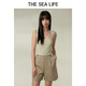 
THE SEA LIFE Ou Hai Yisheng suspender vest for women in autumn slim multi-color small suspender 15736 gray khaki M