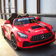 GELSA EURNISCH MERINISCHE MERCEDES-Benz Children's Elektroauto Allrad-Sportwagen können für Männer, Frauen und Kinder im remote kontrollierten Spielzeugauto sitzen. Ultraelektrisches Weiß [Mercedes-Benz GT4]