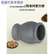 Cast iron tamping pot, nest-to-nest punching cylinder, mortar, pestle, cylinder, mortar, mortar, grinder, grinding and mashing pepper, extra large Panax notoginseng leather cover