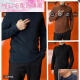 Nyckjk Jack Langbo Men's Clothing 24 años Autumn and Winter New Men's Middle Collar (Camiseta base de desgaste 9896 Color de caramelo Tamaño único 48 ((165-170CM105-125Jin [Jin equivale a 0.5 kg])