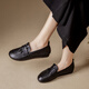 Zapatos de madre de cuero suave de cuero genuino de Kanglibi zapatos individuales de mediana edad y viejos cómodos y no cansados zapatos de cuero de mediana edad y viejos zapatos jóvenes y sin deslizamiento de mujeres primavera y otoño estilo 677 agujeros de agujero transpirable y no molido 41 41