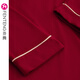 Fenten couple pajamas for women summer pure cotton short-sleeved red newlywed men's cotton zodiac year plus size home clothes, maroon (female) J98032548 M recommended female 92-110 Jin Jin equals 0.5 kg, male 105-126 Jin Jin equals 0.5 kg