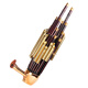 Qi est 17 Instruments de musique d'amplification printemps 14 printemps, outils de culture de Sheng Sheng Sheng Sheng Bag débutants 14 Spring Laquer Gold Dousheng [Purple Bamboo Sheng Seedling Yellow Pipe]