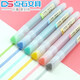 Wusheng Stone 819 Triangle Couleur souple Fluorescent Note de notes Couleur de bonbons Couleur de grande capacité Multi-couleur Score de marquage clé Styl pour l'examen d'entrée de troisième cycle Les étudiants utilisent un stylo à cocher (parfum 829)