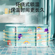 Benmai Schwimmeimer Baby Haus faltbares Baby Schwimmbad Kinder Bad Eimer Bad Bad Bad Eimer Kleinkind Kleinkind [Blau + Schwimmhals Ring] Länge 110 cm (mit Geschenkpackung)