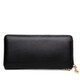
Crocodile shirt top layer cowhide fashion linden tree handbag women's long wallet wrist bag birthday gift 5896 black
