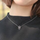 CHOW SANG SANG Diamond Pendant Geometric Double Ring Pt900 Platinum Pendant (Necklace Not Included) 92239P