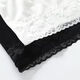 Xinchen makes large size tube top for women to add weight and add fat mm elastic short lace anti-exposure unpadded chest wrap 2 pieces of lace chest wrap black + black plus size recommended 120-160Jin Jin is equal to 0.5 kg