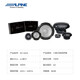 Alpine R2-S653 Drei-Wege-Auto-Audio-Set Lustless Bass Lautsprecher DSP-Verstärker modifiziert 3/3,5-Zoll-Midrange-R2-Hall-Ebene Drei-Wege R2-S653-Paketinstallation