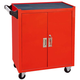 Jingxinda Auto Maintenance and Repair Workshop Repair Tool Cart Cart Mesh Double Door Side-by-side Door Tool Cart Tool Box Tool Cabinet Fully Enclosed Double Door Red