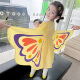 Beilecong children's clothing girls dress children's skirt autumn clothing new girl birthday gift butterfly fairy princess dress pink 100 yards recommended 2-3 years old (90-100cm)