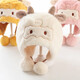 Benasci Baby Hut im Herbst und Winter verdickter warmer Ohrschutz Wolle Hut Hut Kind und Kleinkindjunge und Mädchen Winter Lei Feng Hut Kinderhut mx854-gelbe 5-18 Monate (42-48 cm)