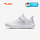 
Anta children's sneakers men and women's big children's shoes for spring and autumn new mesh breathable Velcro running shoes [men's leather face] Anta white 5568-5 34 feet length about 21.5cm