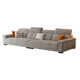 Dudumeijia fabric sofa living room 2025 new modern simple armrest storage cotton and linen sofa 526#