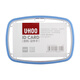 Youhe (UHOO) 6626 ID -Kartenhalter Acryltransparent Silikon Arbeitszertifikat Badge Employee Card Student Work Card Access Control Bus Card Inhaber 6625 Horizontal Milch Weiß 1