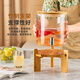 Melangshi high temperature resistant cold water kettle with faucet Internet celebrity beer barrel Coke barrel glass beverage fruit tea barrel container 11L