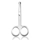 Beauty Skin Stainless Steel Round Head Nose Hair Trimmer Small Scissors Men's Special Manual Sideburn Trimming (Thick Model) MF8941