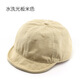 Rebol Korean fashion trend solid color light plate short brim street baseball cap for women and men black one size adjustable