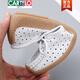 Cartelo Crocodile (Cartelo) Reultine cuir Chaussures en cuir féminine en cuir doux Solide Sole Mother Bean chaussures de bœuf Tendon Sole Old Pékin Chaussures Coss