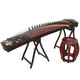 Brand Dunhuang Guzheng 698 Serie Broadleaf Sandalwood Performance Guzheng Shanghai National Musical Instrument Factory 1 9DH9698ll Jade Rabbit Holding Osmanthus (conjunto completo de accesorios)