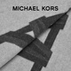MICHAEL KORS Michael Kors MK Tan Jianci same style jacquard wool scarf shawl dark gray/milk white 068 one size