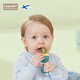 Lapuduo Baby Bite Fruit and Vegetable Bite Bag Little Dinosaur Fruit Food Feeder Baby Bites and Plays with Teething Sticks for Oral Exercise L1 Randy-Green 1 Pack