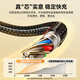 
Beisi Apple data cable PD fast charging cable 20W charging cable suitable for iPhone14/13/12ProMax/xs mobile phone car with night light knitting length 2 meters black