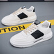 Men's summer breathable canvas shoes 2024 new men's cloth shoes Korean style trendy versatile casual board shoes trendy shoes 9906 white and black 39