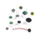 Cabezal de micrófono 6050p 9767P Capacitor Electret Micrófono con PIN 9*7mm6*5 Pickup de micrófono 52dB 4015 con cable (5 piezas)