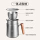 TILIVING (Titanium Liwei) pure titanium teapot portable lifting kettle outdoor travel tea set set around the stove teapot kettle 1.5L Tai'an pot + portable tea set